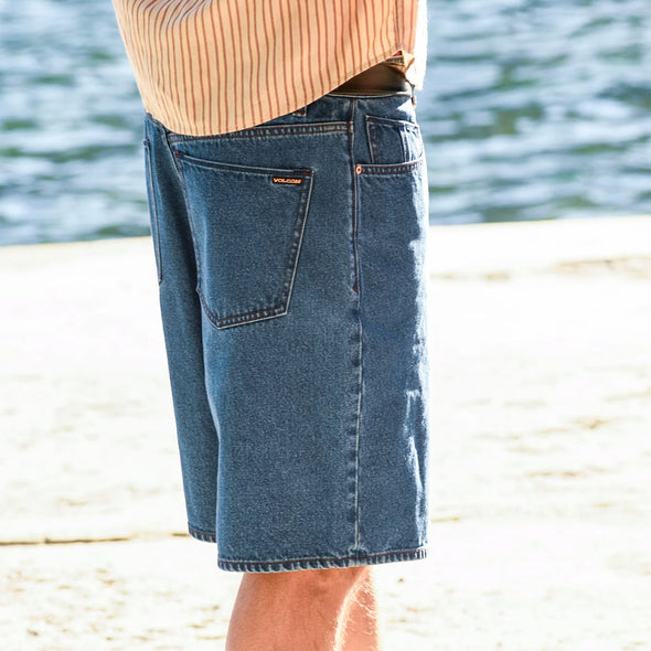 VOLCOM Billow Denim Short - Oliver Mid Blue
