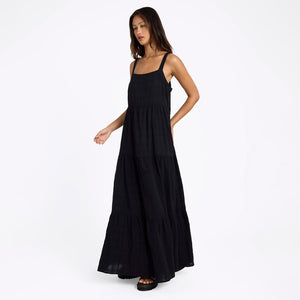 VOLCOM Boa Maxi Dress - Black