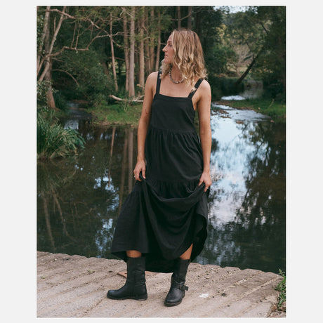 VOLCOM Boa Maxi Dress - Black