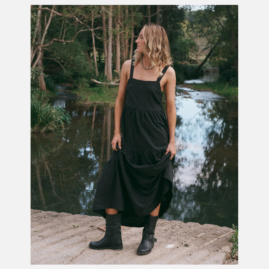 VOLCOM Boa Maxi Dress - Black