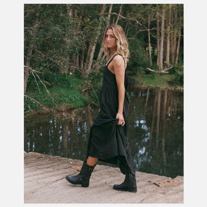 VOLCOM Boa Maxi Dress - Black