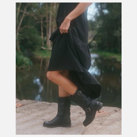 VOLCOM Boa Maxi Dress - Black