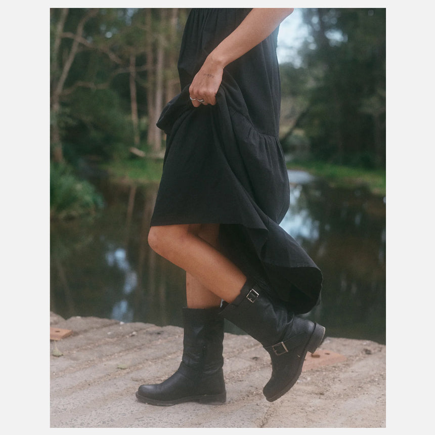 VOLCOM Boa Maxi Dress - Black