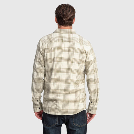 VOLCOM Caden Plaid Shirt - Dirty White