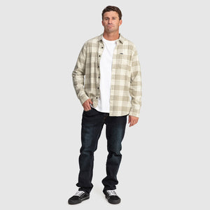 VOLCOM Caden Plaid Shirt - Dirty White