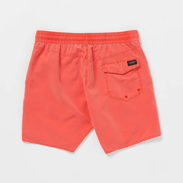 VOLCOM Center 17" Trunks - Bright Red