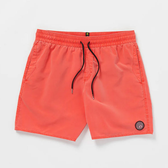 VOLCOM Center 17" Trunks - Bright Red