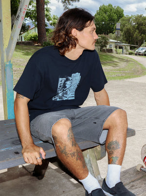 VOLCOM Cocktail Loose Tee - Black
