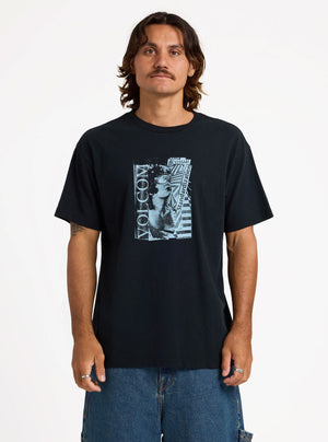 VOLCOM Cocktail Loose Tee - Black