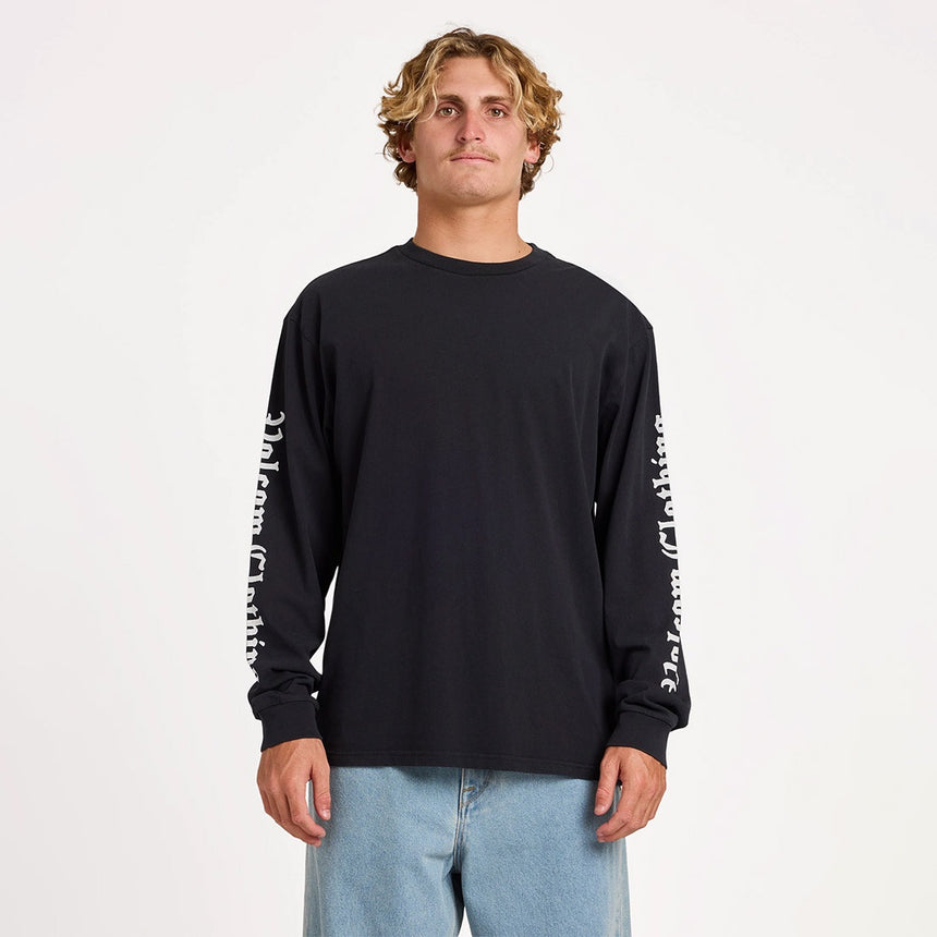 VOLCOM Core Gnar Long Sleeve Tee - Black
