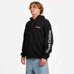 VOLCOM Core Gnar Zip Hood - Black
