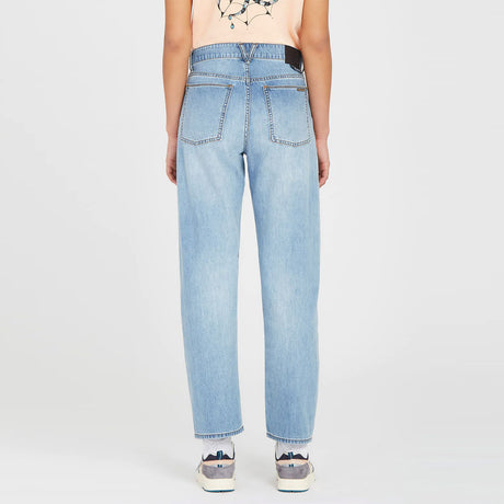 VOLCOM Women's Daddio Jean - Vintage Blue
