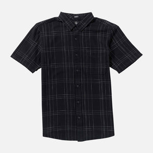 VOLCOM Date Knight Short Sleeve Shirt - Black