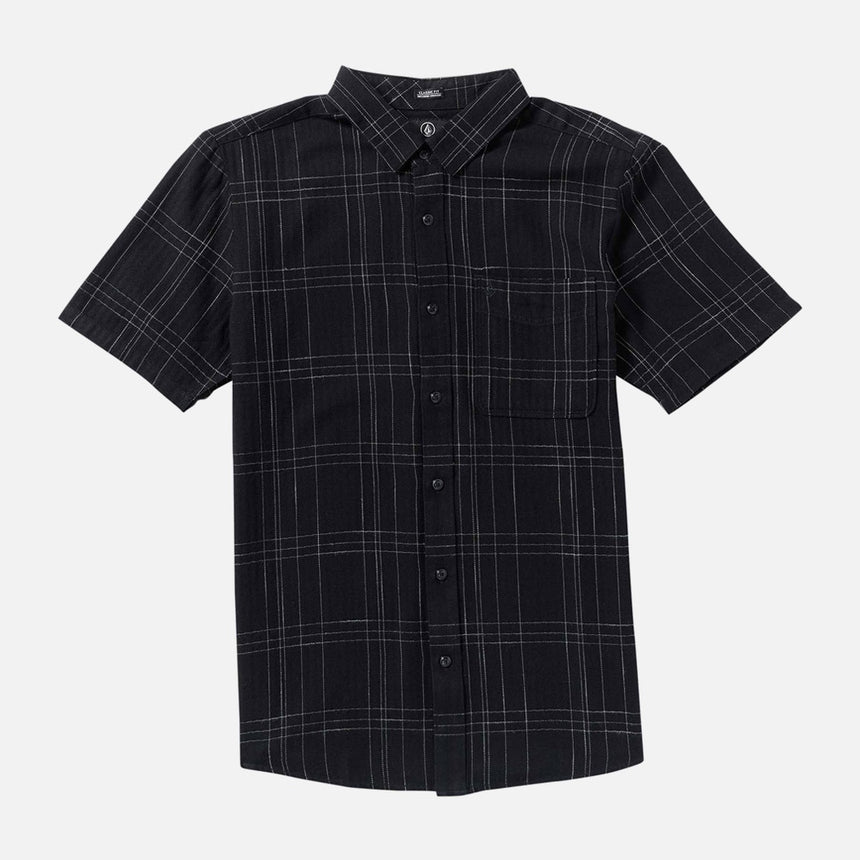 VOLCOM Date Knight Short Sleeve Shirt - Black