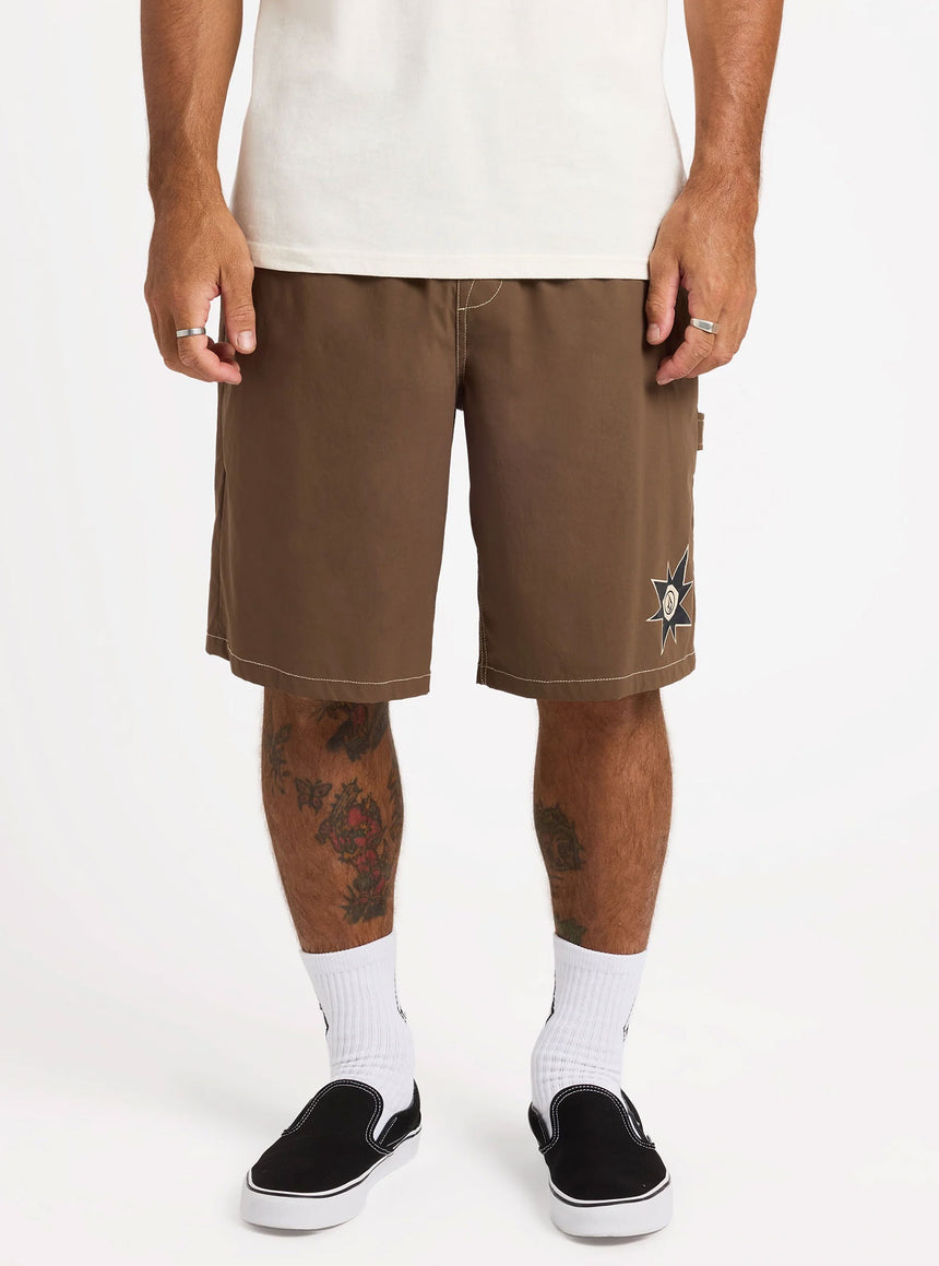 VOLCOM Disturb 21" Short - Brown Stone