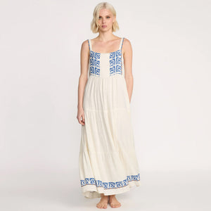 VOLCOM Emma Rushton Maxi Dress - Vintage White