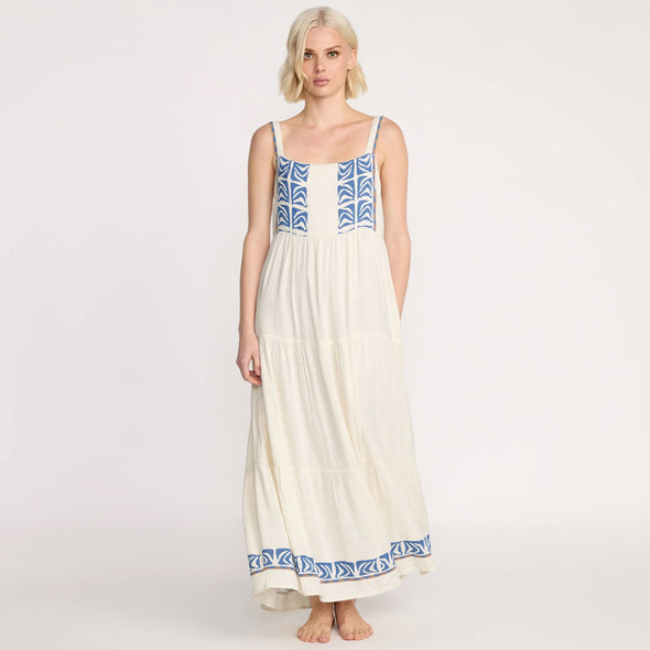 VOLCOM Emma Rushton Maxi Dress - Vintage White