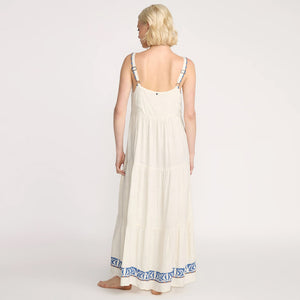 VOLCOM Emma Rushton Maxi Dress - Vintage White