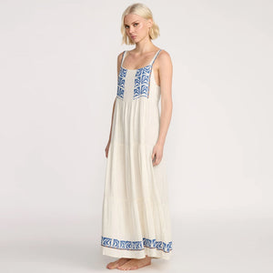 VOLCOM Emma Rushton Maxi Dress - Vintage White