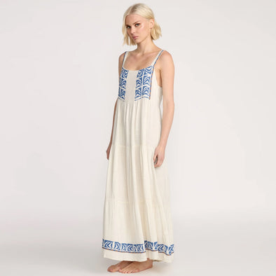 VOLCOM Emma Rushton Maxi Dress - Vintage White
