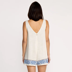 VOLCOM Emma Rushton Romper - Vintage White