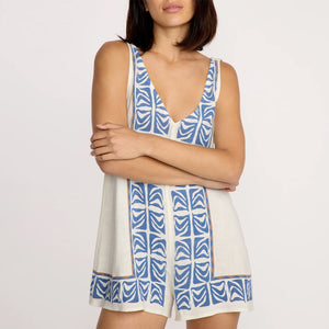 VOLCOM Emma Rushton Romper - Vintage White