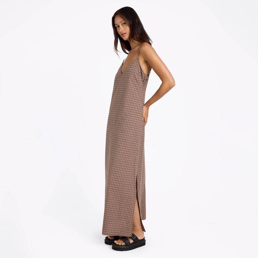 VOLCOM Fallllin Maxi Dress - Earth