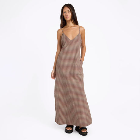 VOLCOM Fallllin Maxi Dress - Earth