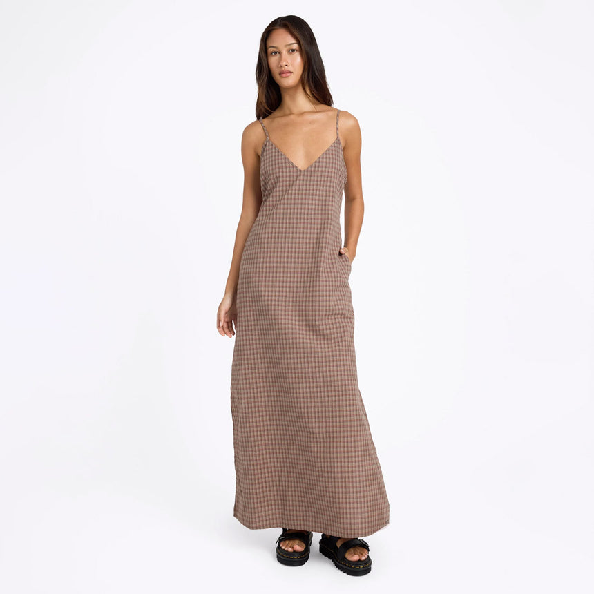 VOLCOM Fallllin Maxi Dress - Earth