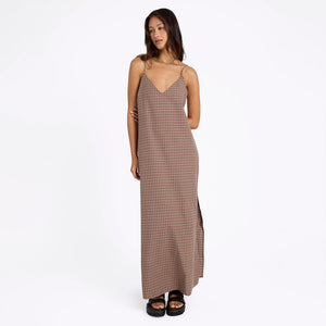 VOLCOM Fallllin Maxi Dress - Earth