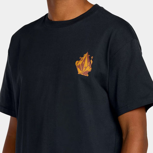 VOLCOM Featured Artist Callum Rooney Tee - Antique Black