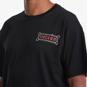 VOLCOM Featured Artist Daniel Shepard Unlocked Tee - Black