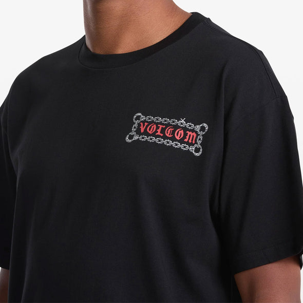 VOLCOM Featured Artist Daniel Shepard Unlocked Tee - Black