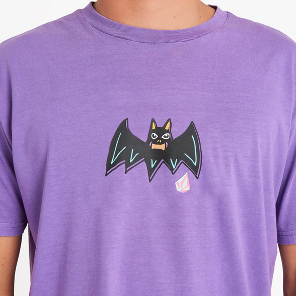 VOLCOM Featured Artist Ozzy Powered Tee - Deep Purple