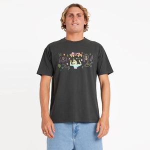VOLCOM Featured Artist Ozzy Powered Tee - Stealth