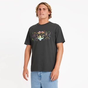 VOLCOM Featured Artist Ozzy Powered Tee - Stealth