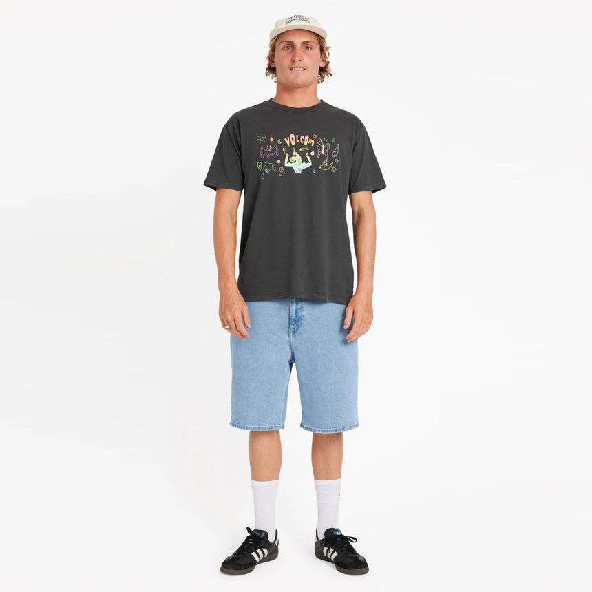 VOLCOM Featured Artist Ozzy Powered Tee - Stealth