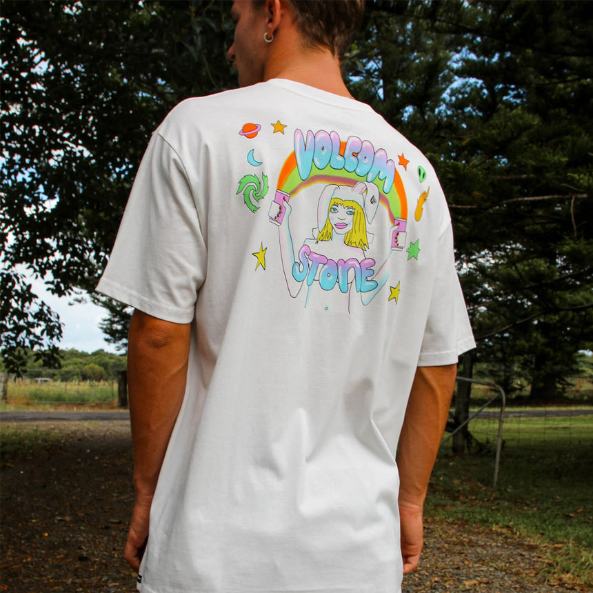 VOLCOM Featured Artist Ozzy Summa Tee - Off White