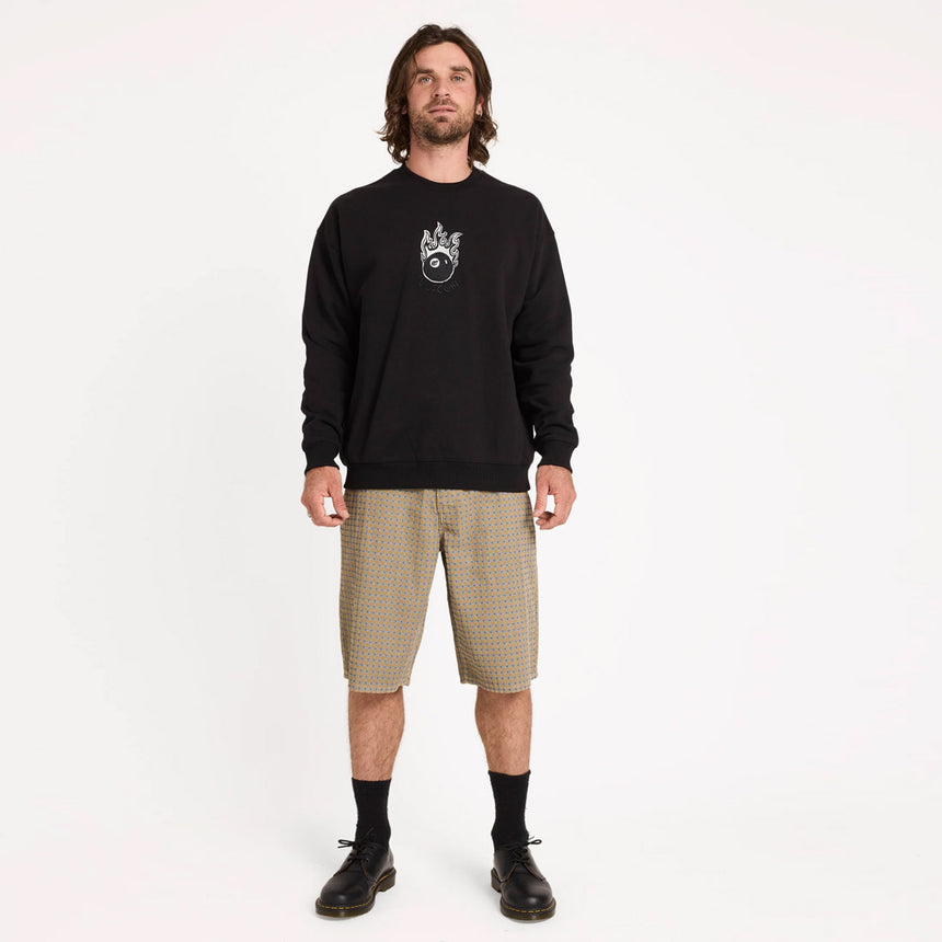 VOLCOM Featured Artist Seth Conboy Crew - Black
