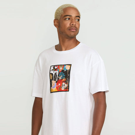 VOLCOM Featured Artist Seth Conboy Loose Tee - White