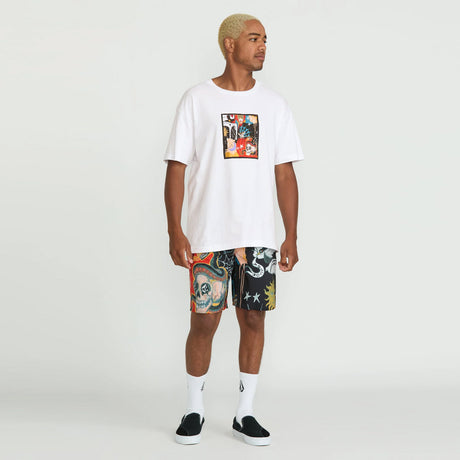 VOLCOM Featured Artist Seth Conboy Loose Tee - White