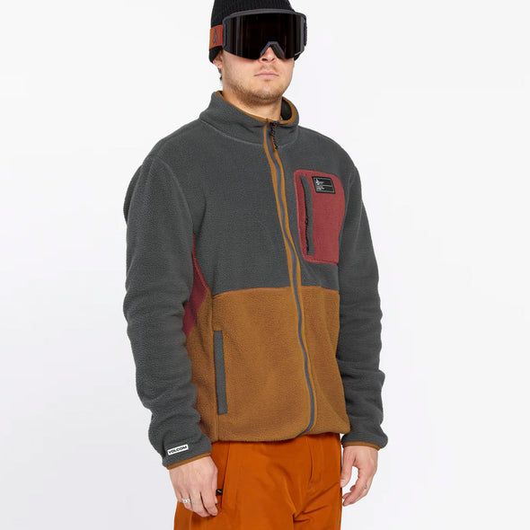 VOLCOM Fleecer Full Zip - Charcoal