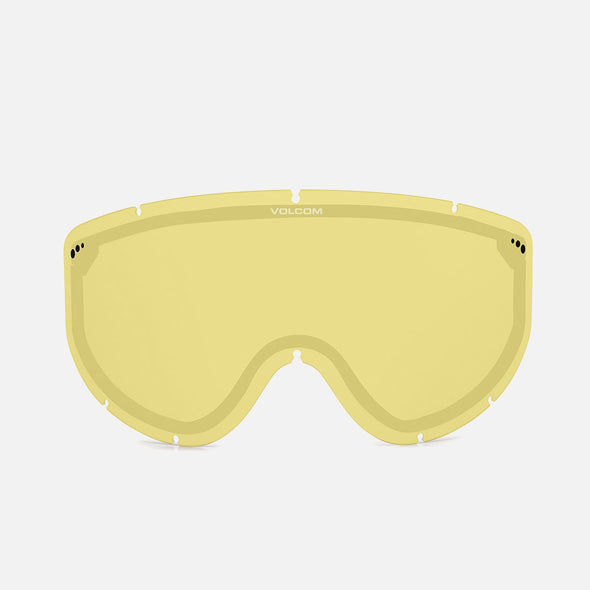VOLCOM Footprints Goggle 2025 - Matte Black Stone/Red Chrome