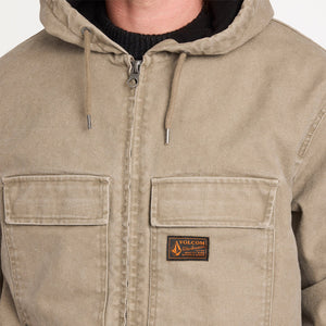 VOLCOM Freshdust Workwear Jacket - Brindle