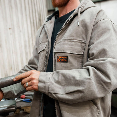 VOLCOM Freshdust Workwear Jacket - Brindle