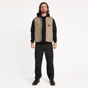 VOLCOM Freshdust Workwear Vest - Brindle