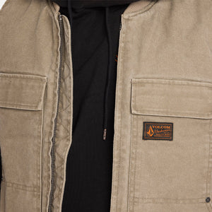 VOLCOM Freshdust Workwear Vest - Brindle