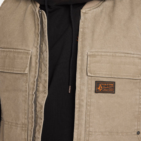 VOLCOM Freshdust Workwear Vest - Brindle