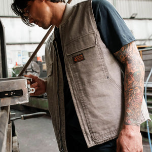 VOLCOM Freshdust Workwear Vest - Brindle