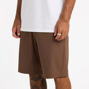 VOLCOM Frickin Cross Shred 20" Shorts - Brown Stone